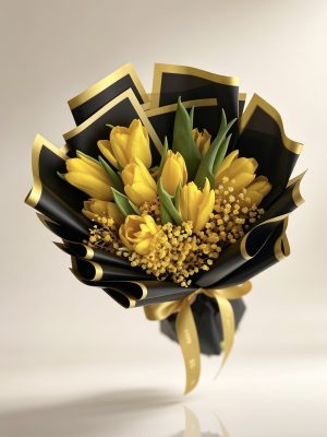 Dia de las Flores Amarillas - Bouquets de Tulipanes