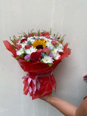 S/V  San Valentín – Bouquet de Flores Varias