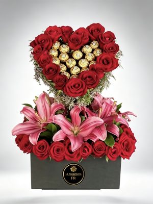 Arreglo Maxi – Box Floral Corazón Amor