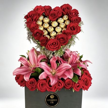 Arreglo Maxi – Box Floral Corazón Amor