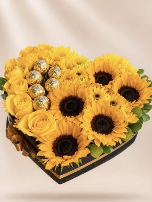 Dia de las Flores Amarillas - Box Corazón