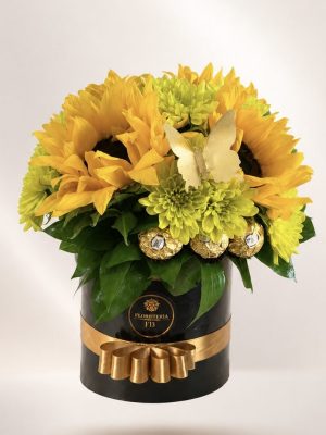 Mejorate pronto-Arreglo Box girasol chico