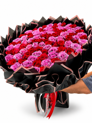 Maxi Arreglo - Buchon de rosas rojas