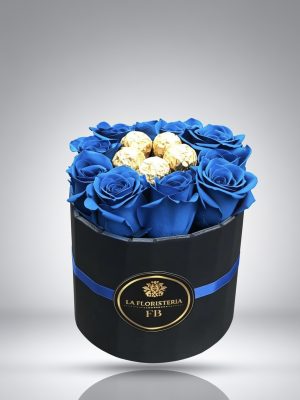 Caballero-Box de Rosas y Chocolates